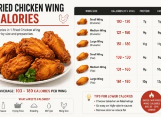 Fried Chicken Wing Calories: Complete 2026 Guide to Calories, Protein, Sodium, and Portion Sizes Fried Chicken Wing Calories
