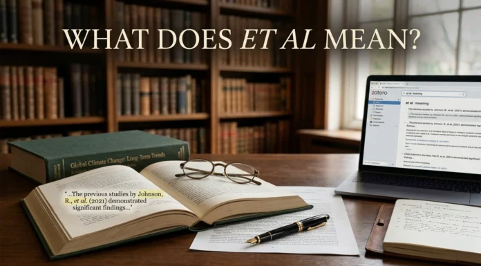 What Does Et Al Mean? How to Use It Correctly in APA, MLA, and Chicago Citation Styles With Examples What Does Et Al Mean