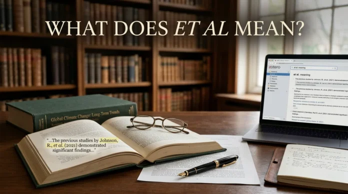 What Does Et Al Mean