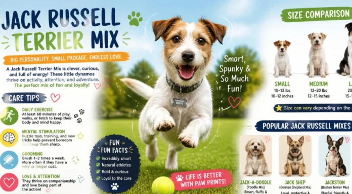 Jack Russell Terrier Mix: Temperament, Size, Care, and Popular Crosses Explained Jack Russell Terrier Mix