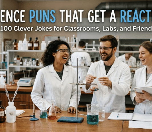 Science Puns That Get a Reaction: 100 Clever Jokes for Classrooms, Labs, and Friends Science Puns