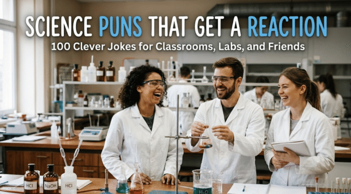 Science Puns That Get a Reaction: 100 Clever Jokes for Classrooms, Labs, and Friends Science Puns