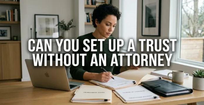 Can You Set Up a Trust Without an Attorney